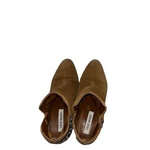 Multicolor Patterned Ankle Boots